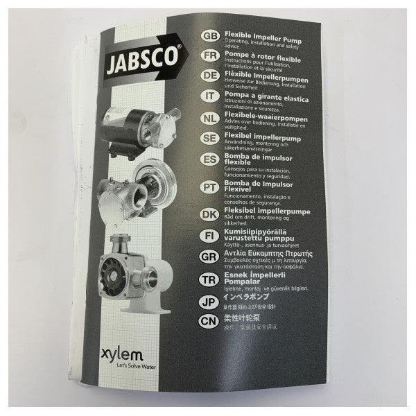 Jabsco Utility Puppy 2000 Impellerpump 24V 30L/min - 23920-2523