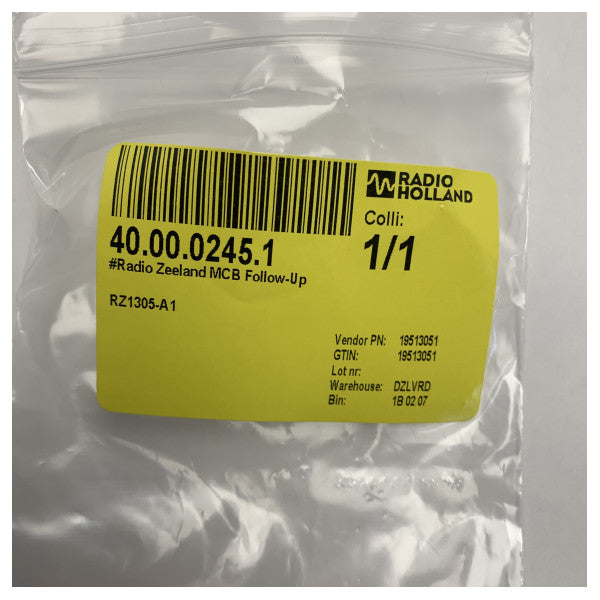 Radio Zeeland MCB Praćenje RZ1305-A1