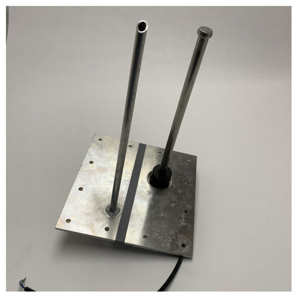 Кришка паливного бака з алюмінію з датчиком рівня та зупинкою пального