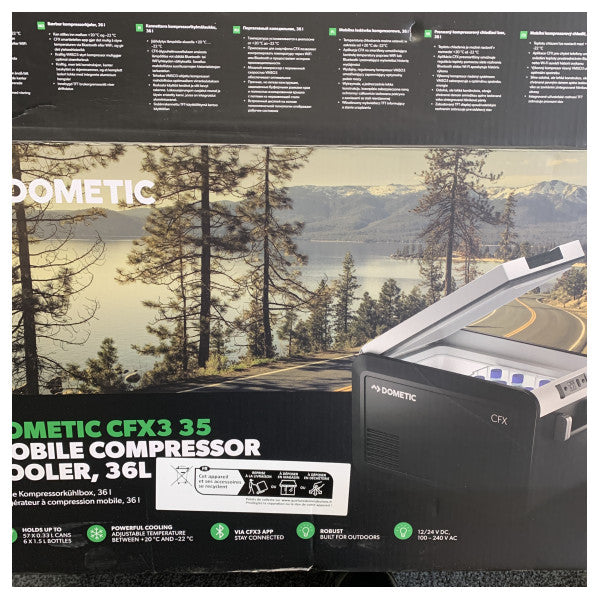 Dometic CFX3 Kompressorkühlbox 35L Kühlbox schwarz - 9600025324