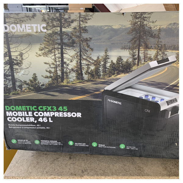 Dometic CFX3 compressor cooler box 45L black - grey - 9600025326
