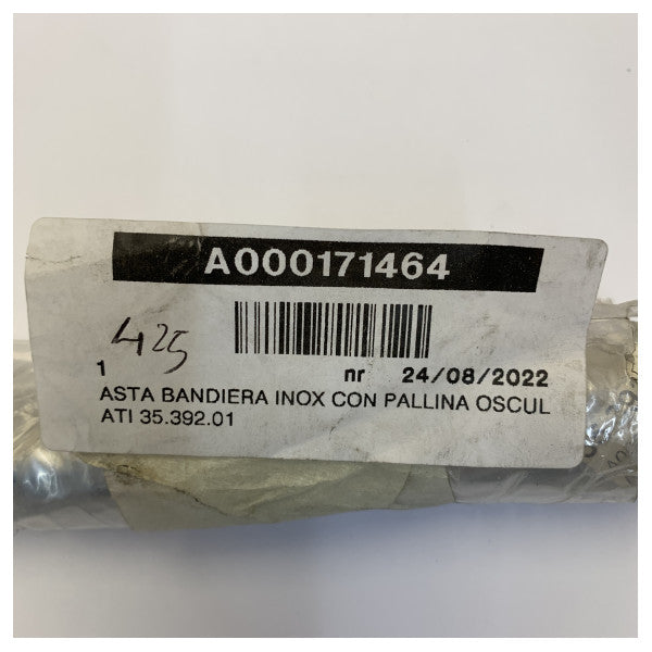 Сталевий флагшток Osculati з кулею 610 мм - 35.392.01