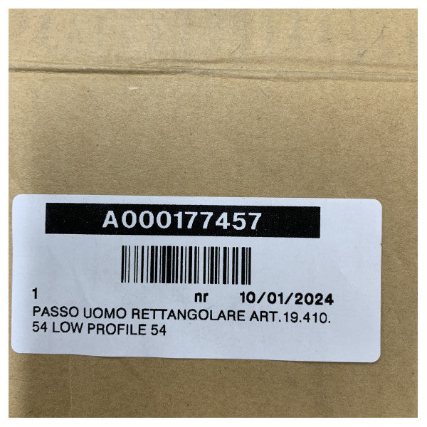 Левмар нископрофилен размер 54 палубен люк 395 x 507 мм - 19.410.54 - 39954030