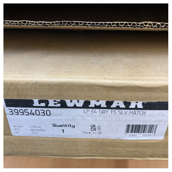 Левмар нископрофилен размер 54 палубен люк 395 x 507 мм - 19.410.54 - 39954030