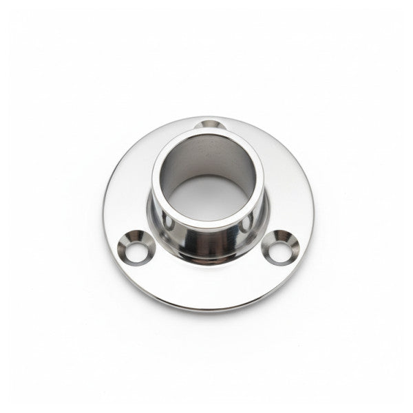 Osculati Ruostumattomasta Teräksestä Valmistettu Pulpettijalka 25mm - Pyöreä Pylväsjalka - 41.112.25