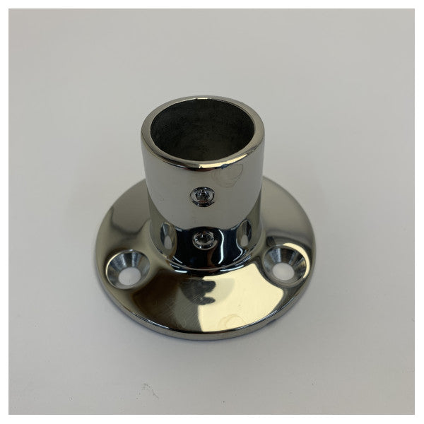 Osculati Ruostumattomasta Teräksestä Valmistettu Pulpettijalka 25mm - Pyöreä Pylväsjalka - 41.112.25