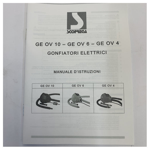 Scoprega GE OV10 Electric Air Pump 120V - Marine Compressor K6130440