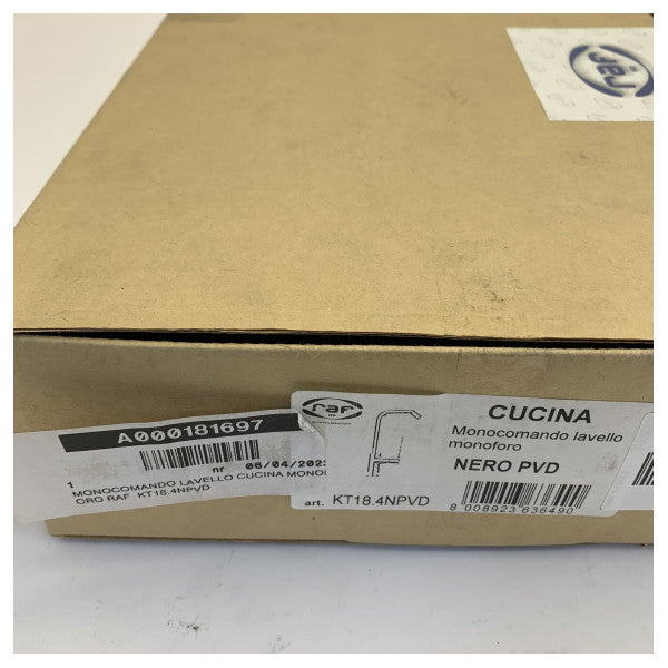 RAF KT18.4NPVD Kuhinjski Mikser Vodena Slavinica Matt Crna