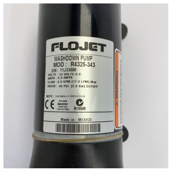 Flojet R4325343L Deckwaschpumpen-Kit 24V 17 L/min