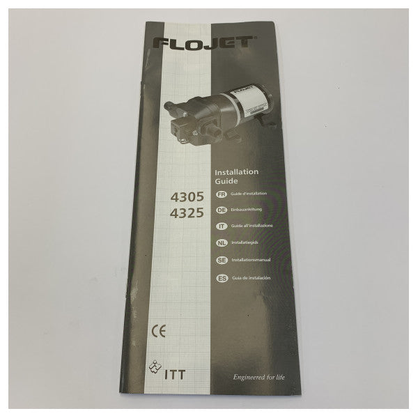 Flojet R4325343L Deckwaschpumpen-Kit 24V 17 L/min