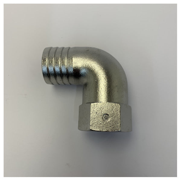 Osculati 90 grader slangnippel i rostfritt stål 1 1/4 x 38mm