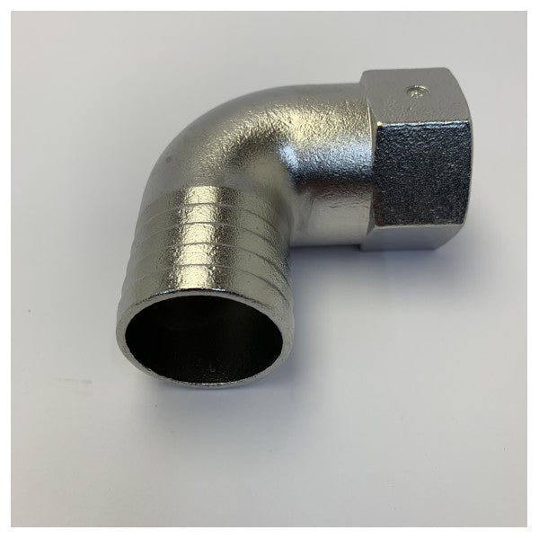 Osculati 90 grader slangnippel i rostfritt stål 1 1/4 x 38mm