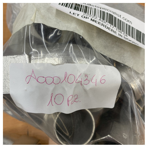 Osculati 90 grader slangnippel i rostfritt stål 1 1/4 x 38mm