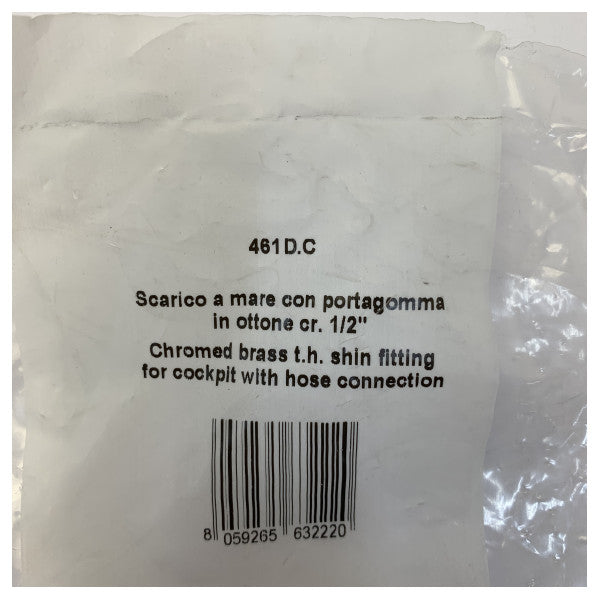 Osculati 17.424.01 месингов съединител за маркучи 1/2 инча