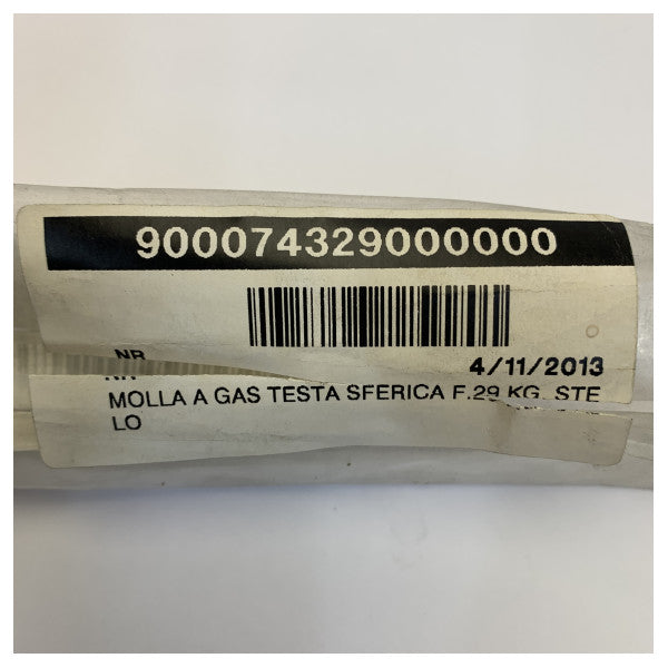 Газова пружина Osculati з кульовою головкою - 29 кг - 38.020.46 - Нержавіюча сталь