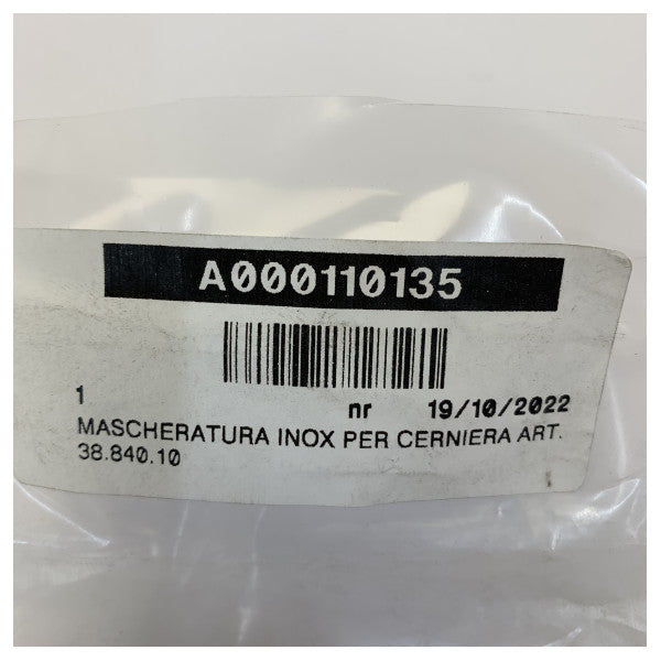 Placa de cobertura em aço inoxidável Osculati para dobradiça - 38.840.10