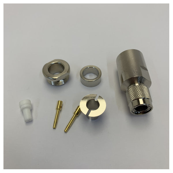 Conector de soldadura hembra TNC Aircom Plus para Ecoflex 10 - SSB 70-7384 Conector RF