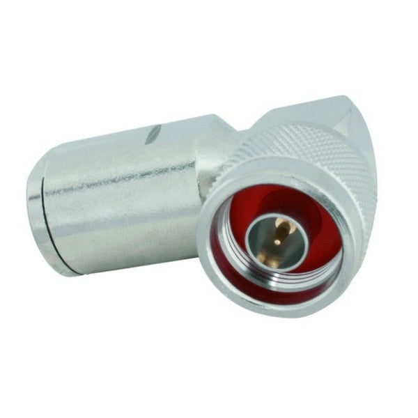 Conector N-Macho en ángulo recto SSB Electrónico para Aircom - Ecoflex 10 - Plus - Abrazadera
