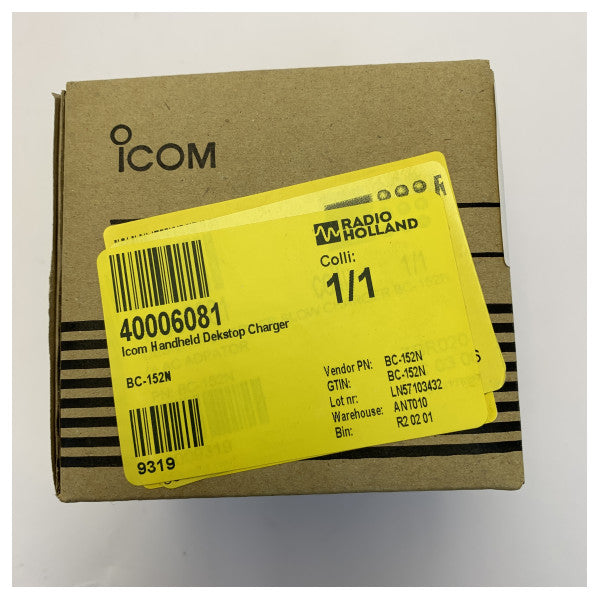 شاحن سطح المكتب Icom BC-152N للراديو البحري المحمول