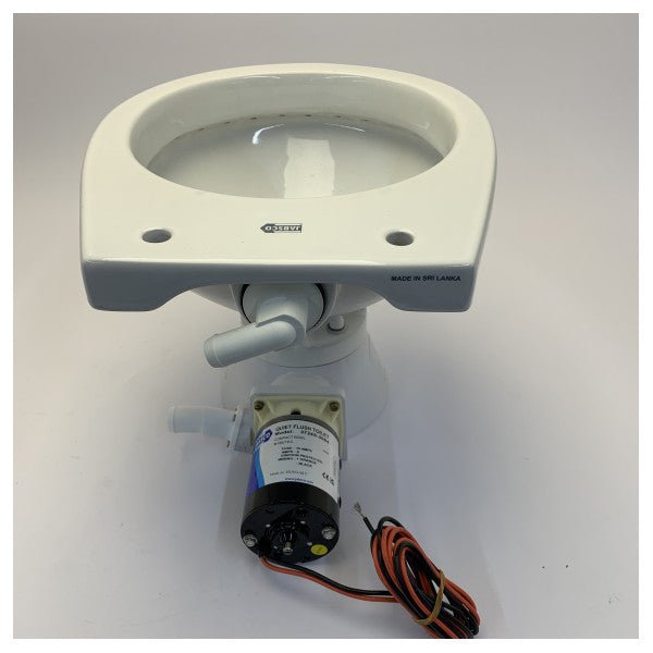 Sanitário Elétrico Compacto Jabsco Quiet Flush 24V - 37245-3094