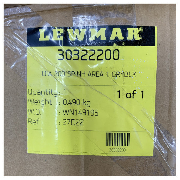 Lewmar Round Porthole D200mm Stainless Steel Opening for Area 1 - 30322200