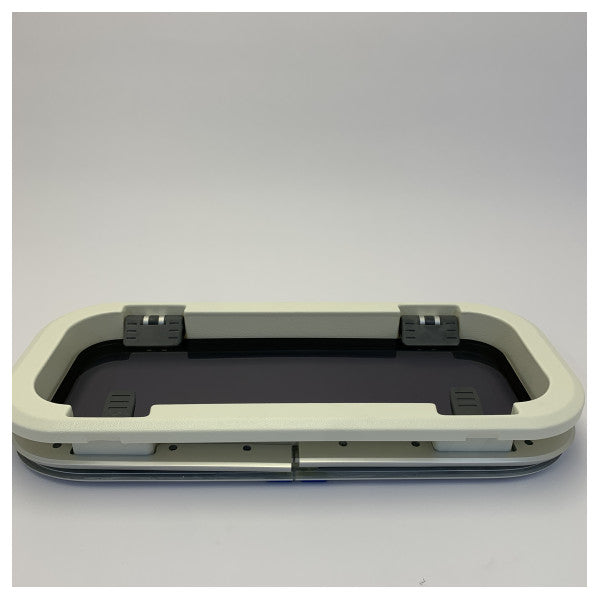 Abertura de portillo Lewmar con mosquitera - Ventana de barco - 449 x 191 mm - 393320200