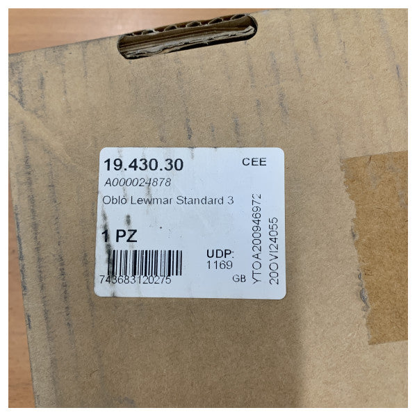 Abertura de portillo Lewmar con mosquitera - Ventana de barco - 449 x 191 mm - 393320200