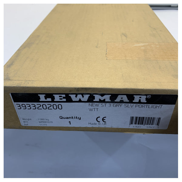 Abertura de portillo Lewmar con mosquitera - Ventana de barco - 449 x 191 mm - 393320200