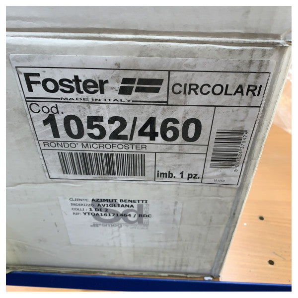 Foster Rondo Stainless Steel Built-in Sink D520 mm - 1052/460