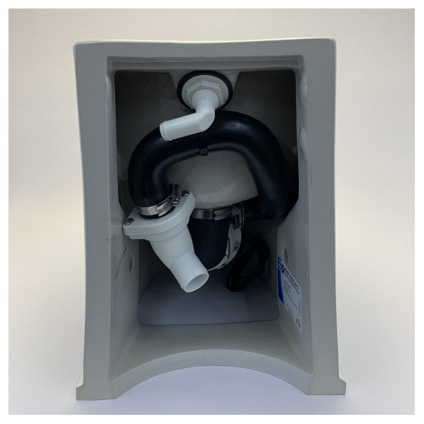 Jabsco Deluxe Flush 17 Inch Electric Toilet 12V - 58040-2012