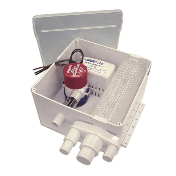 Sääntö 98A-24 800 GPH suihkun tyhjennyspumppujärjestelmä 24V