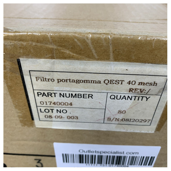 Flojet 01740004 In-Line Water Filter 40 Mesh - Marine Water Pump Filter