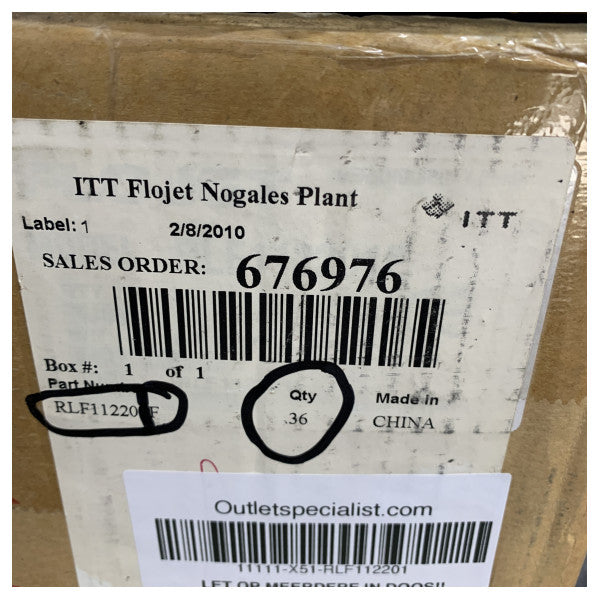 Flojet LF 12V Diaphragm Fresh Water Pump - Self Priming 4.2L/min 35 Psi - RLF112201