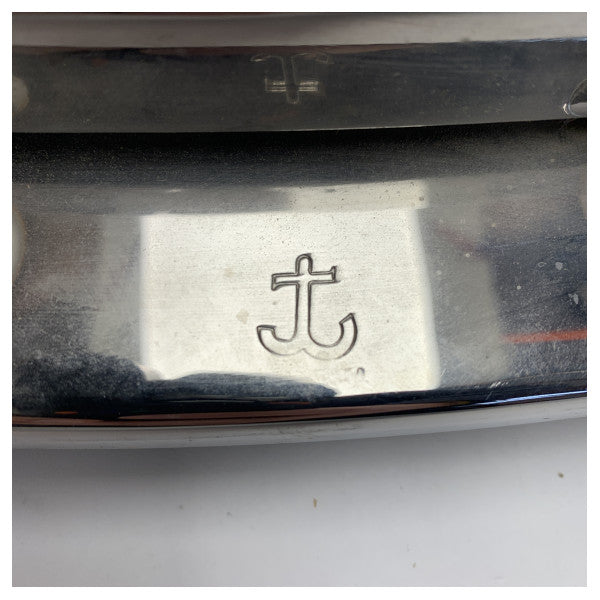 Tempesta tal-azzar inox port hole ellittiku ta' 20.32 x 45.72 cm