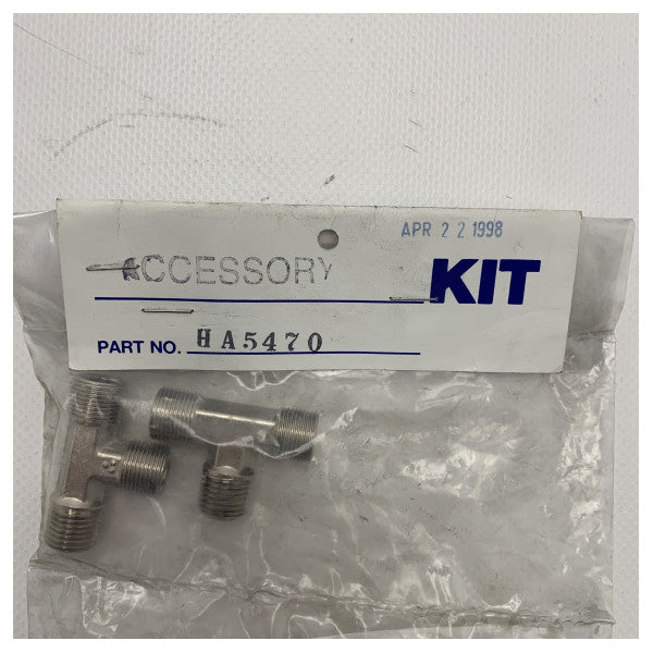 SeaStar Teleflex sort monteringssæt til hjelmpumpe - HA5470