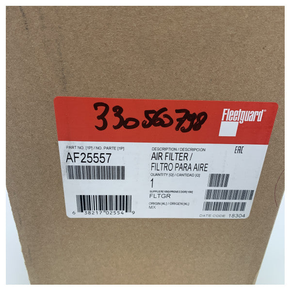 Fleetguard AF25557 Marine Insert Air Filter