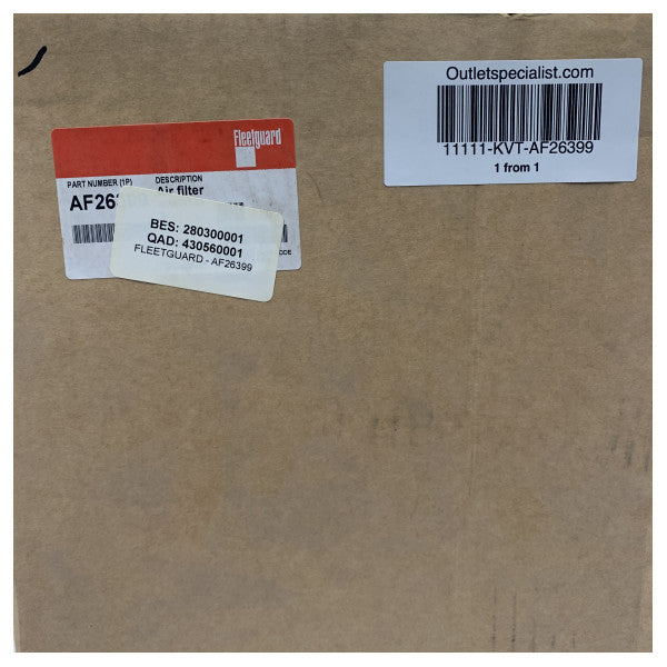 Fleetguard AF26399 Engine Air Filter Insert