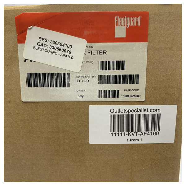 フリートガードAF4100エンジンエアフィルター