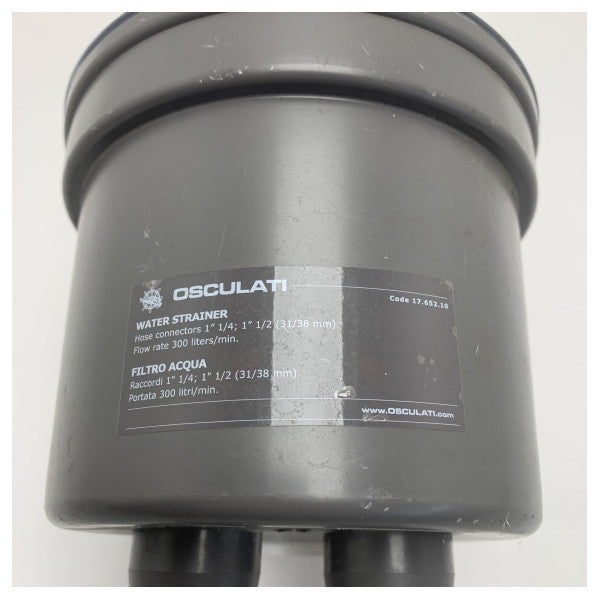 Osculati Aquanet XL meriveden siivilä - suodatin 1 1/2 tuumaa 300L/min