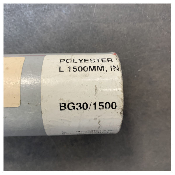 Rura rufowa Vetus poliester Ø30 mm - 1500 mm z łożyskiem - BG30/1500