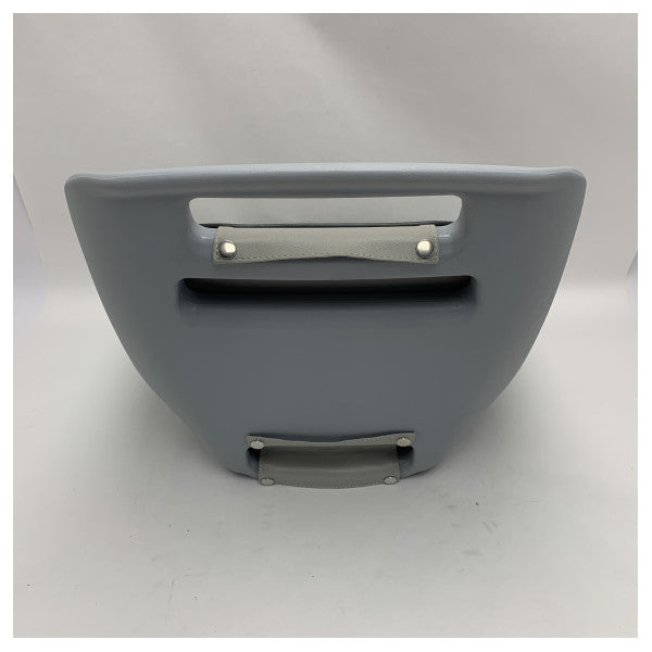 Vetus Grey Pilot BoatSeat with Cushions White Outdoor