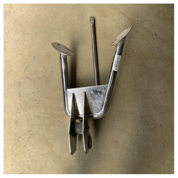 Wydajny bukszpryt ze stali nierdzewnej z rolką kotwiczną - L380 mm