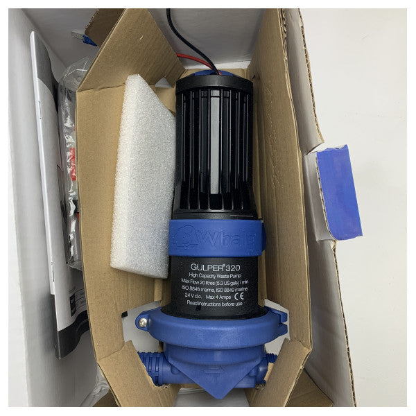 Whale BP2054 Gulper 320 24V gri su | sintine pompası