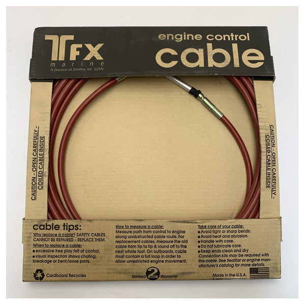 Cable de control del motor Teleflex SEASTAR - CCX433 29FT X1