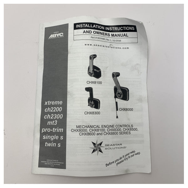 Seasta Dometic CHX8640p Magna ta 'fuq tal-Muntanja | Manku tal-kontroll tal-gearbox