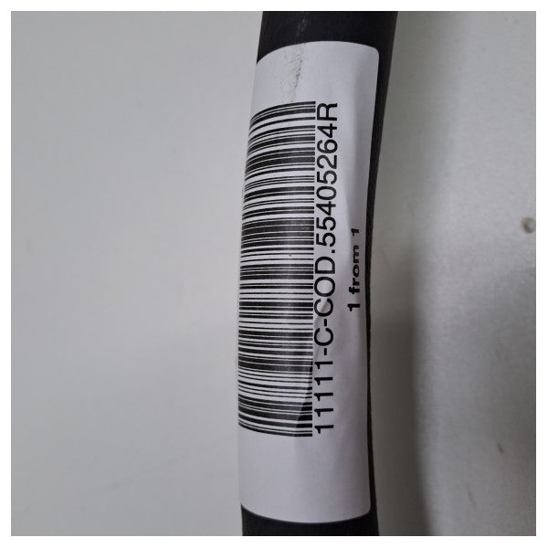 Ruostumattomasta teräksestä valmistettu nahalla päällystetty kahva musta - 55405264R