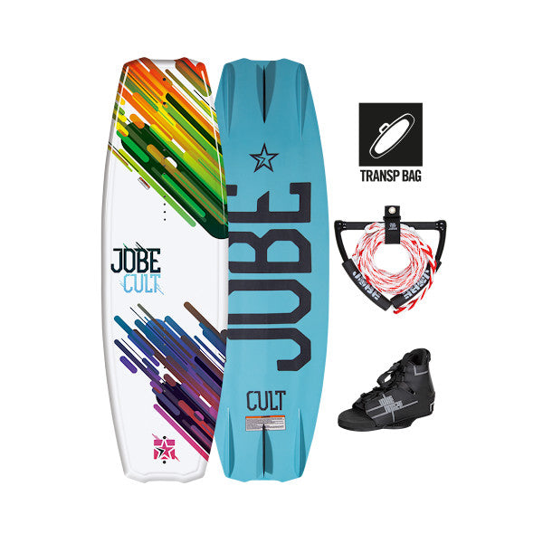 Pacote de wakeboard Jobe Cult 138 com fixações