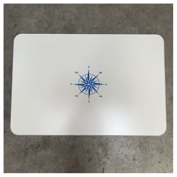 Αναδιπλούμενο τραπέζι σκάφους λευκό 90 x 60 x 60 - D17 60 090