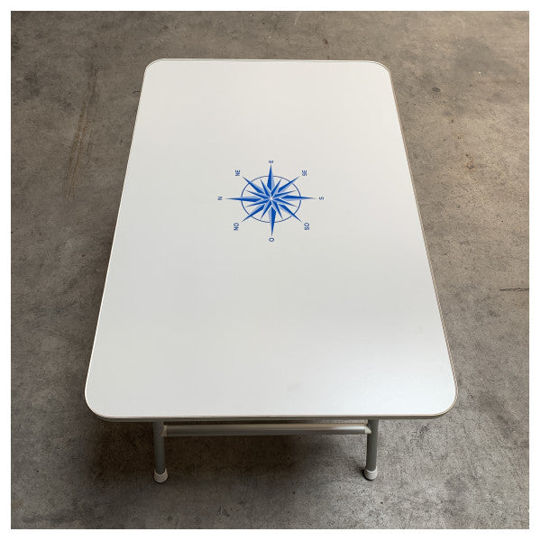 Αναδιπλούμενο τραπέζι σκάφους λευκό 90 x 60 x 60 - D17 60 090