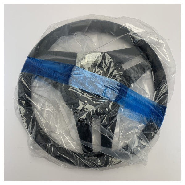 عجلة قيادة Isotta DAPONTE 350 مم من الفولاذ المقاوم للصدأ الأسود عالي الجودة